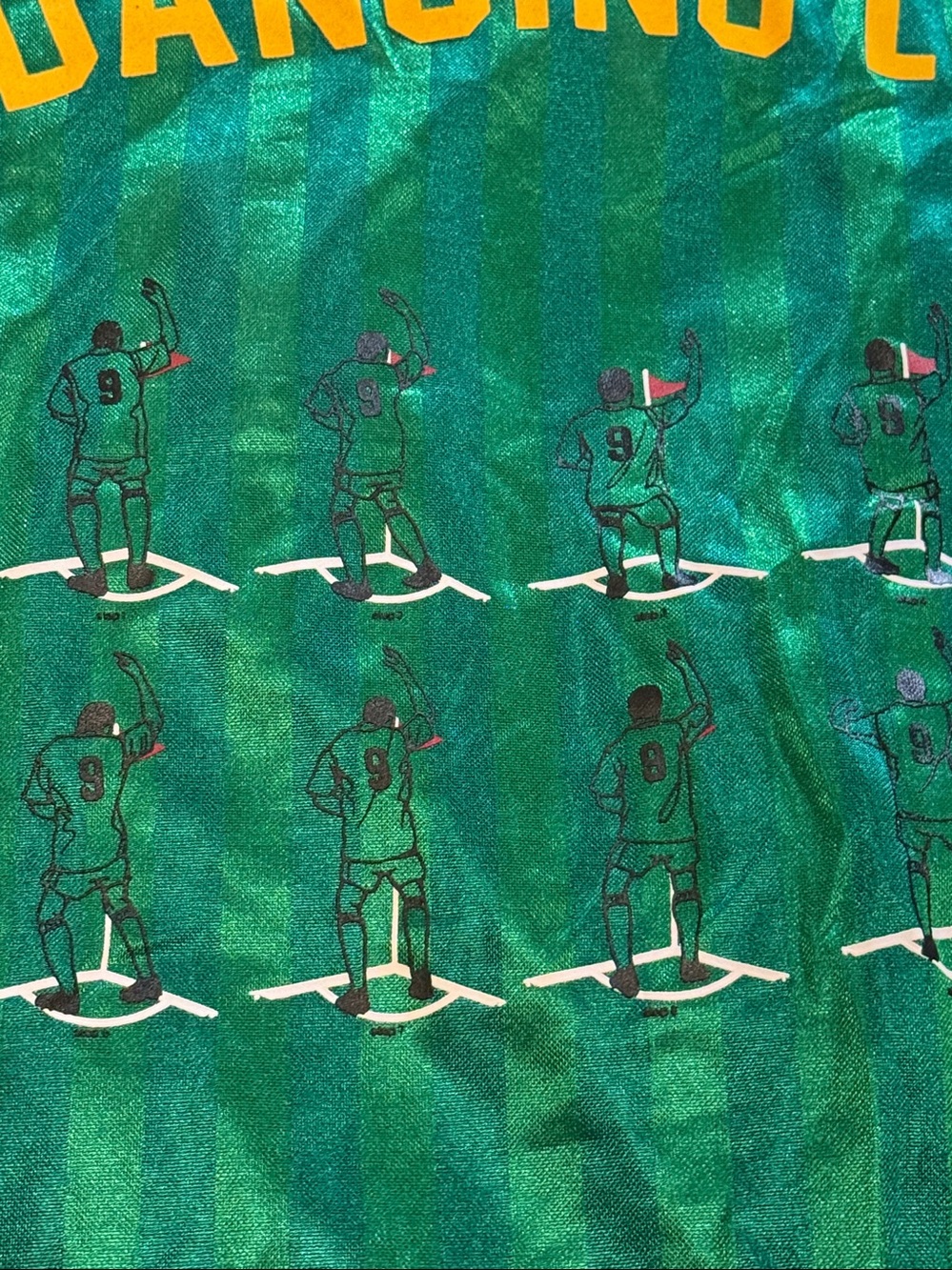 World Cup Greatest Moments adidas Green and White Cameroon 1990 Football Jersey - Picture 6 of 16